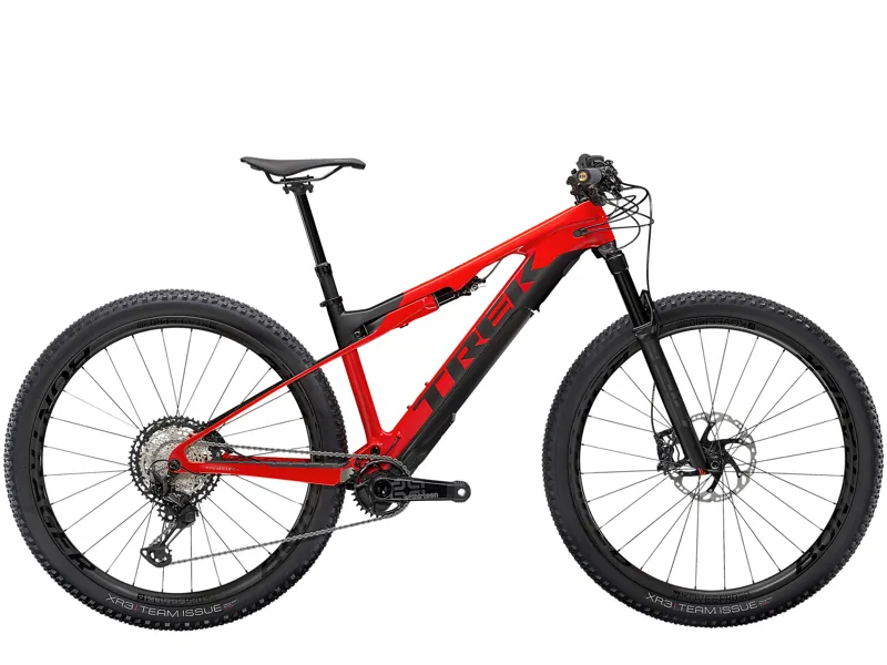 2022 Trek E-Caliber 9.8 XT Electric Mountain Bike Red and Black